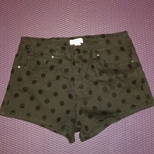 Forever 21 High Rise Polka Dot Shorts